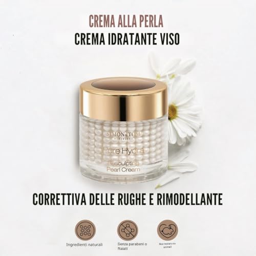 Simon & Tom Pure Hydra Pearl Cream Viso 50ml Rimodellante