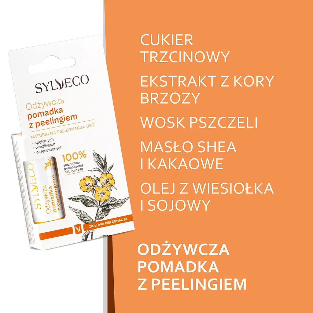Sylveco Classico set labbra peeling zucchero e balsamo 4,6g