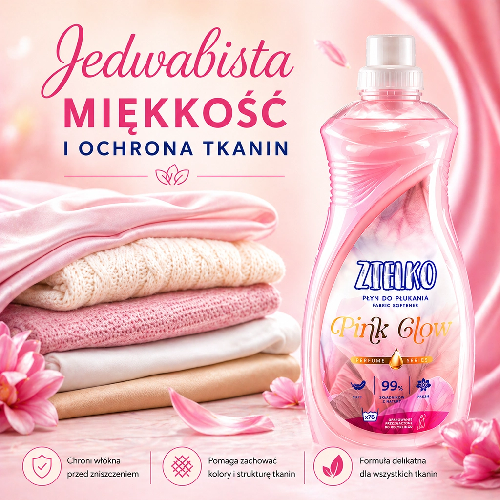 Zielko Pink Glow Ammorbidente Bucato al Sandalo