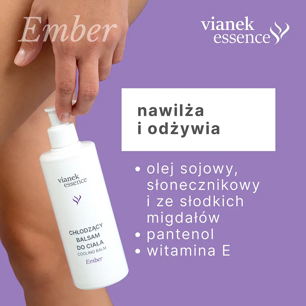 Vianek Essence Ember Balsamo Corpo Rinfrescante Mentolo 300 ml