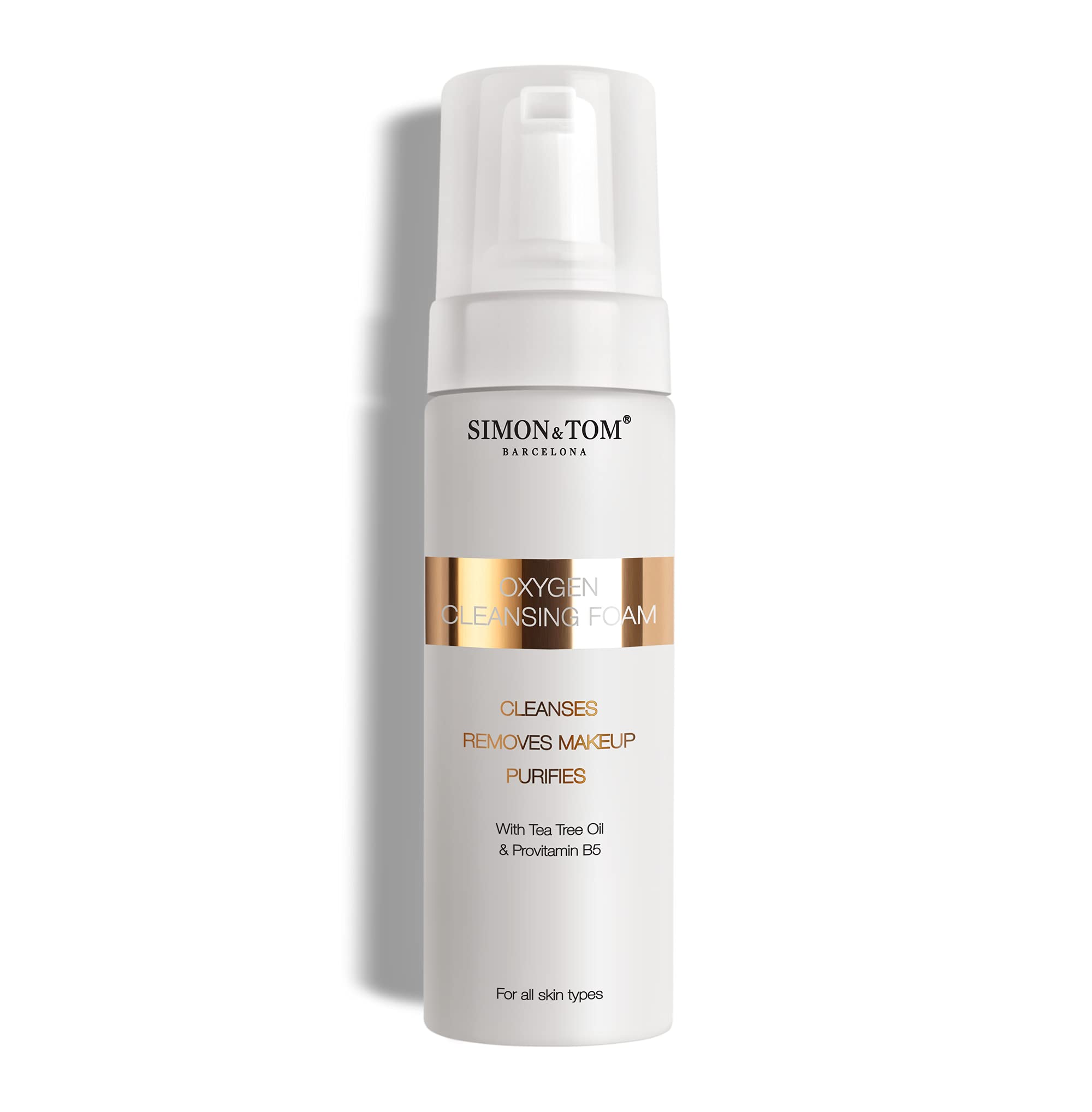 Simon & Tom Oxygen Mousse Detergente Viso 180 ml Opacizzante