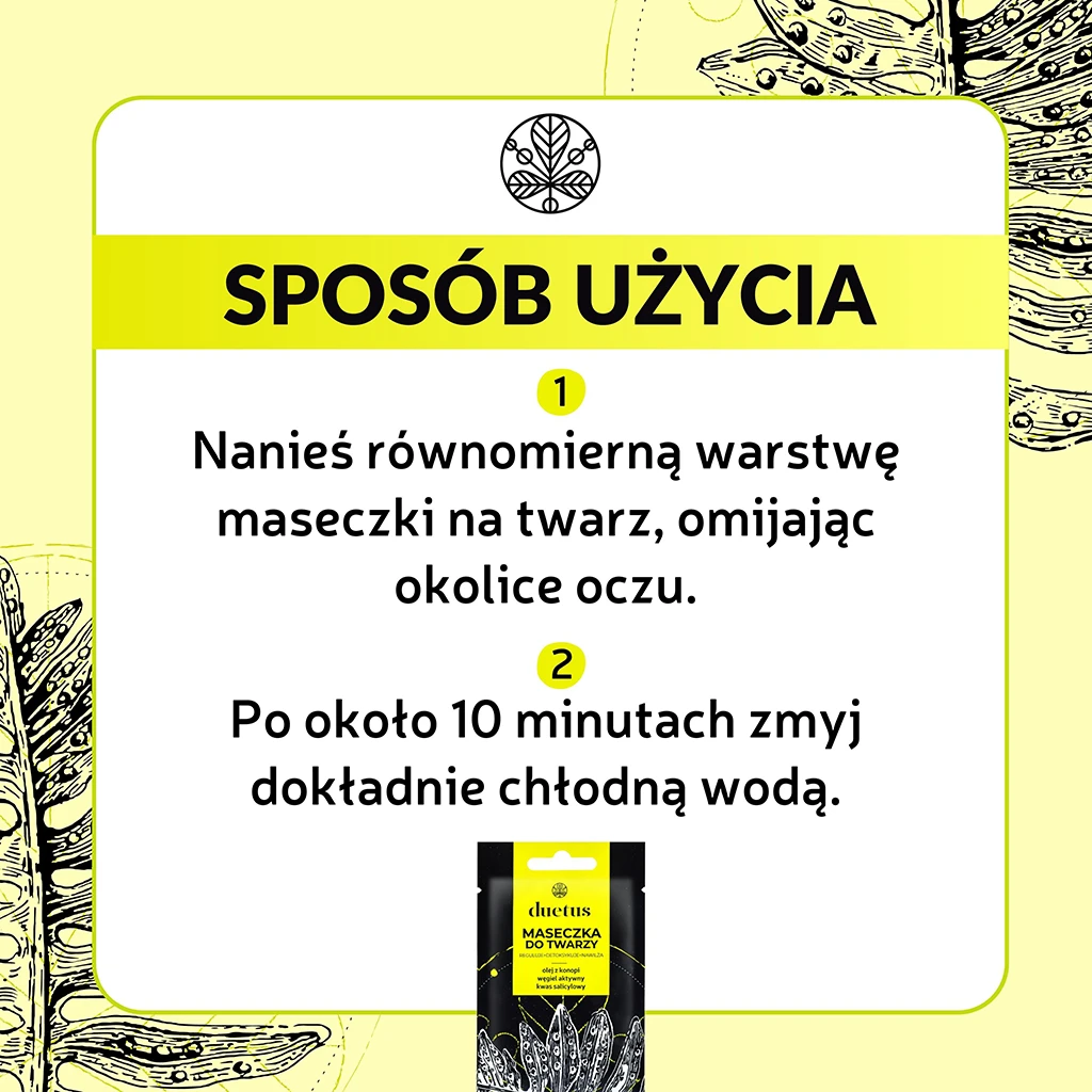 Duetus Maschera Viso Purificante Monodose