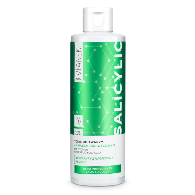 Vianek Hero tonico viso acido salicilico pelli grasse