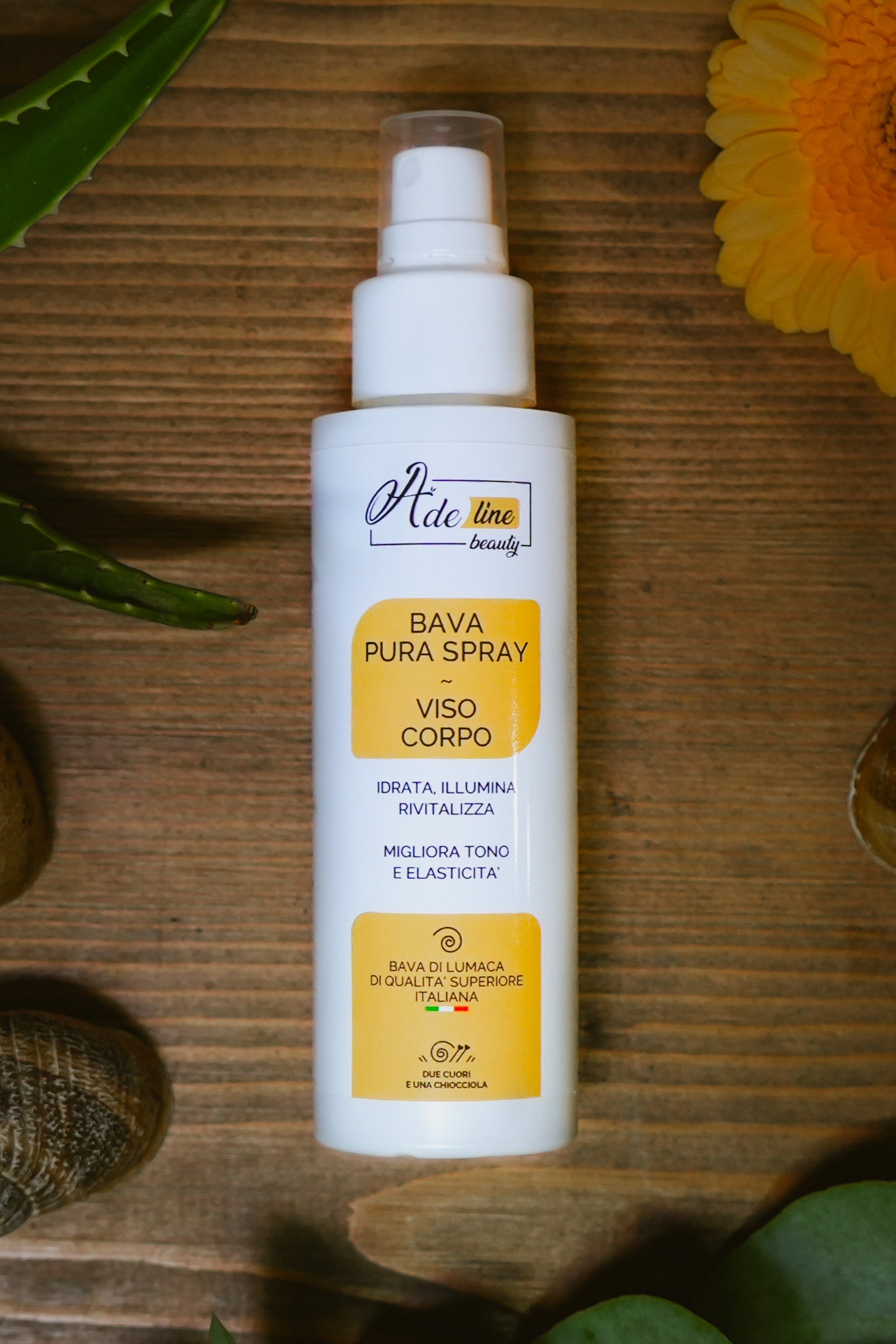 Adeline Beauty Bava Pura Spray Corpo 100 ml 82% bava