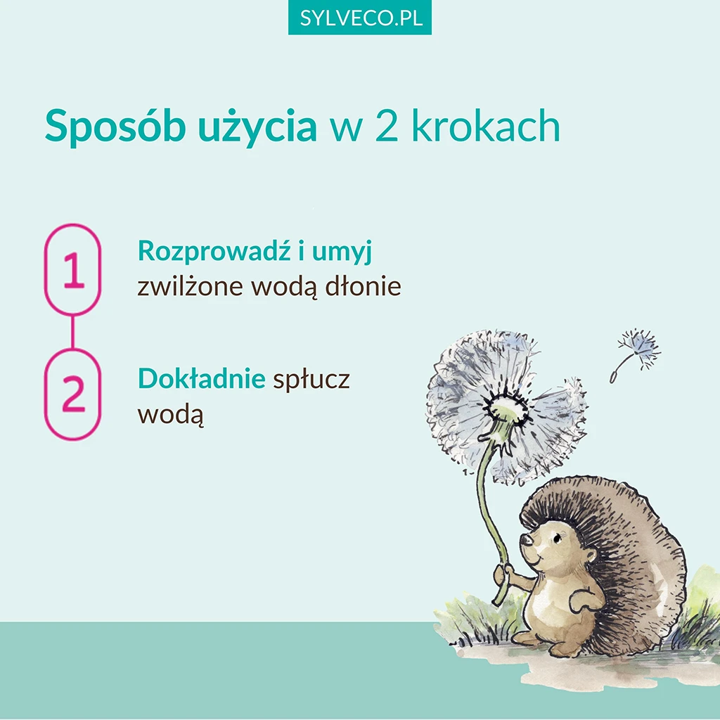 Sylveco Bambini 3+ schiuma mani mirtillo delicata