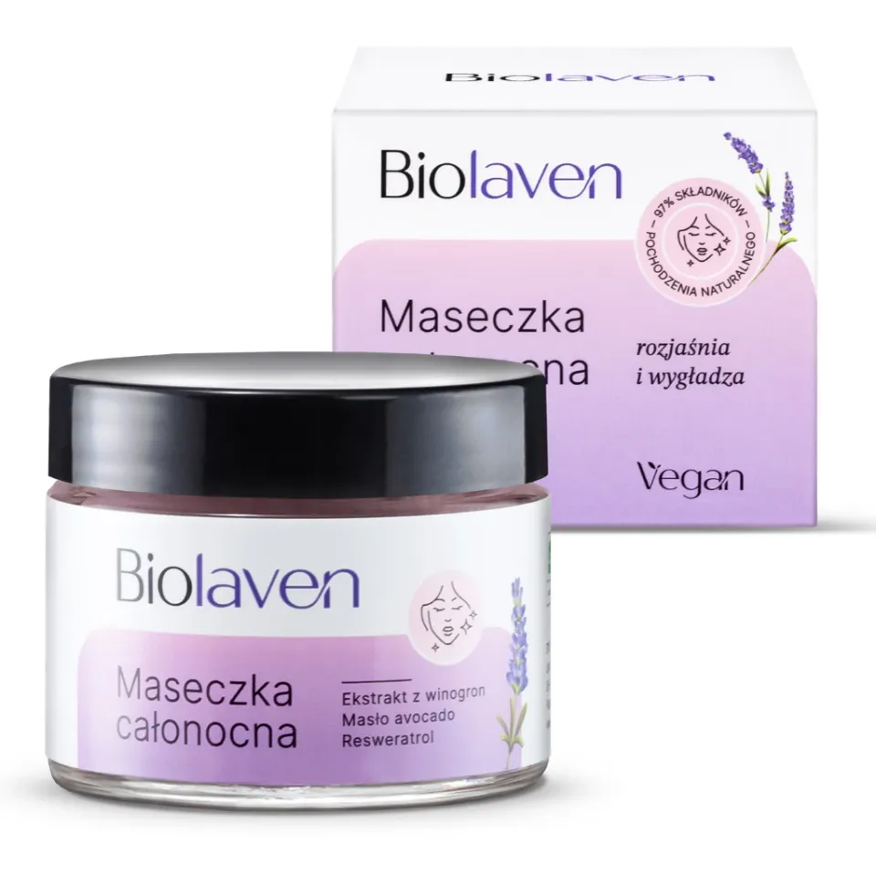 Biolaven maschera viso notte AHA 45 ml
