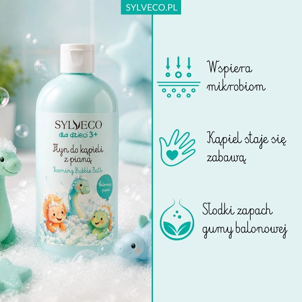 Sylveco 3+ Bagnoschiuma Bambini Balonowa Piana Delicato