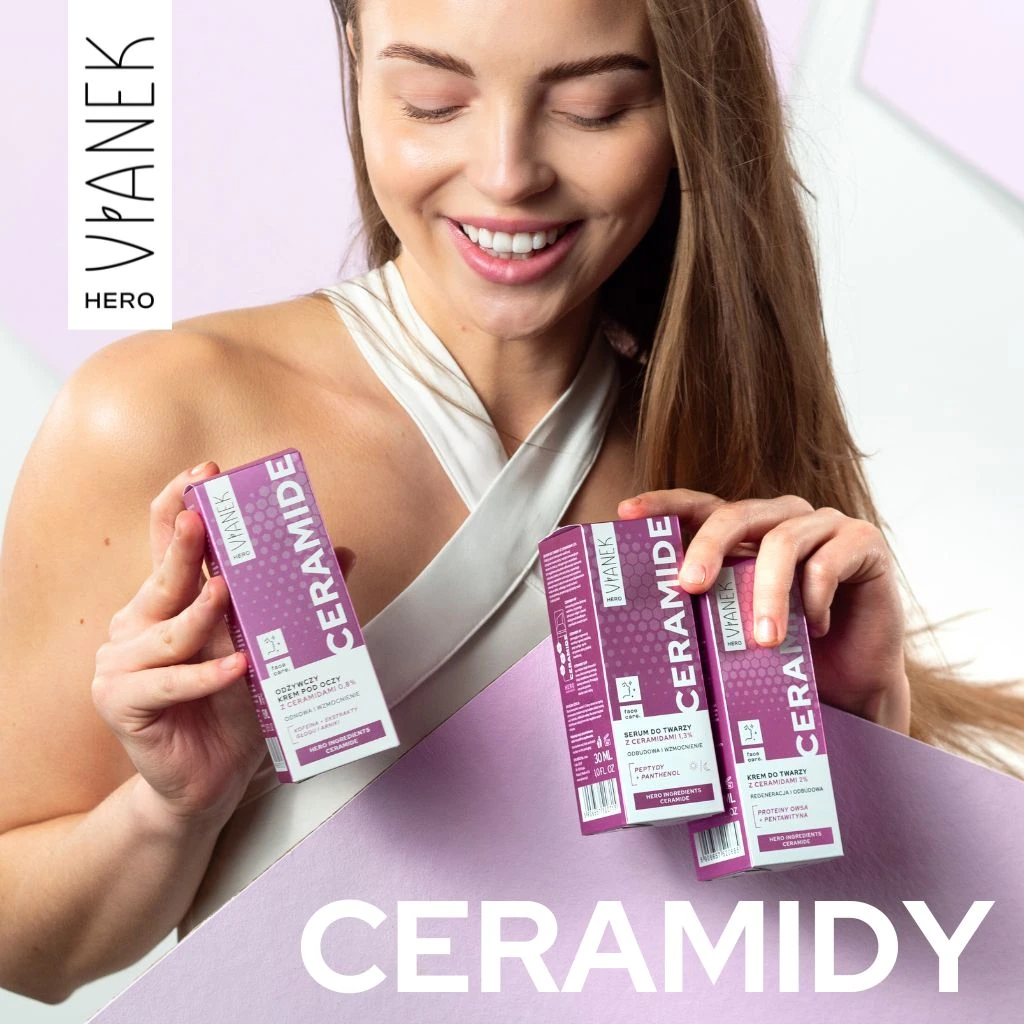 Vianek Hero crema viso ceramidi 2% pelle secca