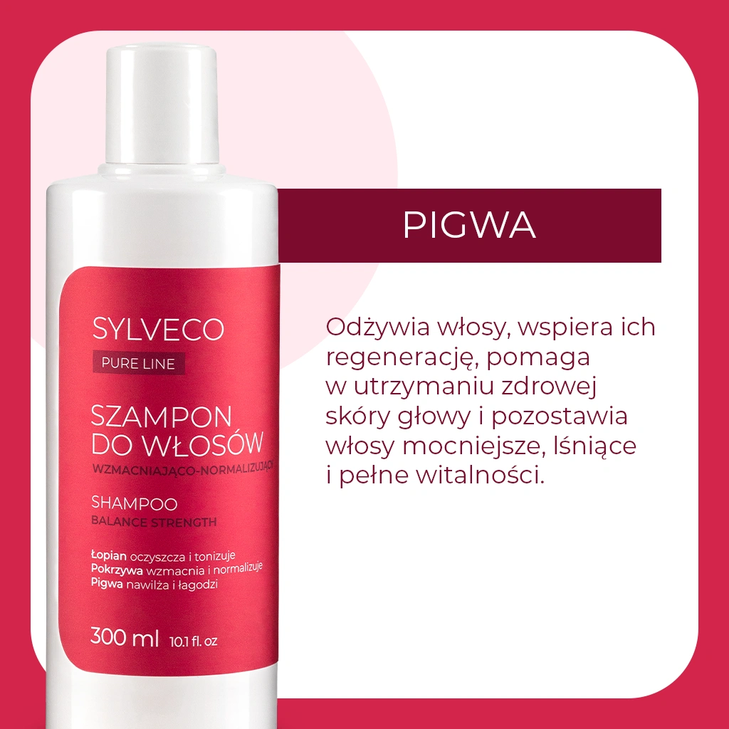 Sylveco Pure Line Shampoo Rinforzante Normalizzante grassi