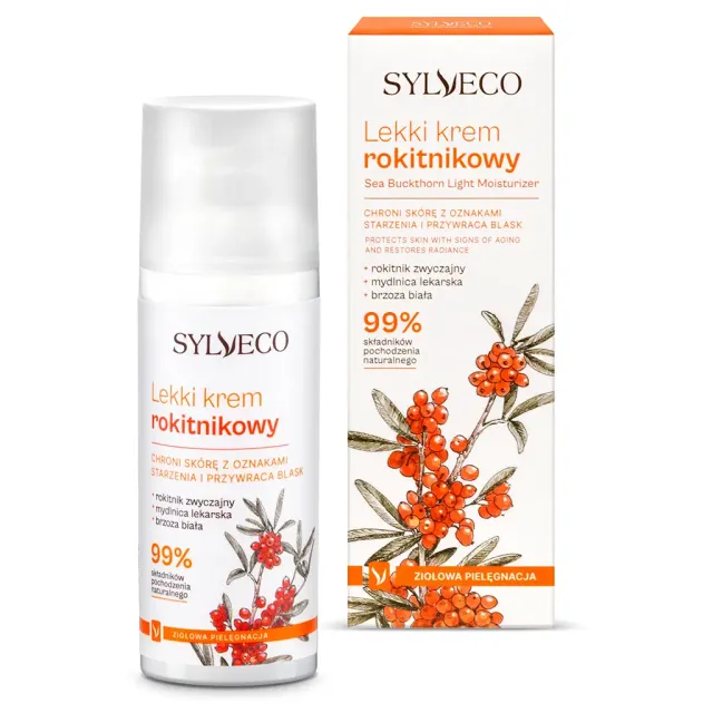 Sylveco Crema Viso Olivello Spinoso 50 ml Pelle Spenta