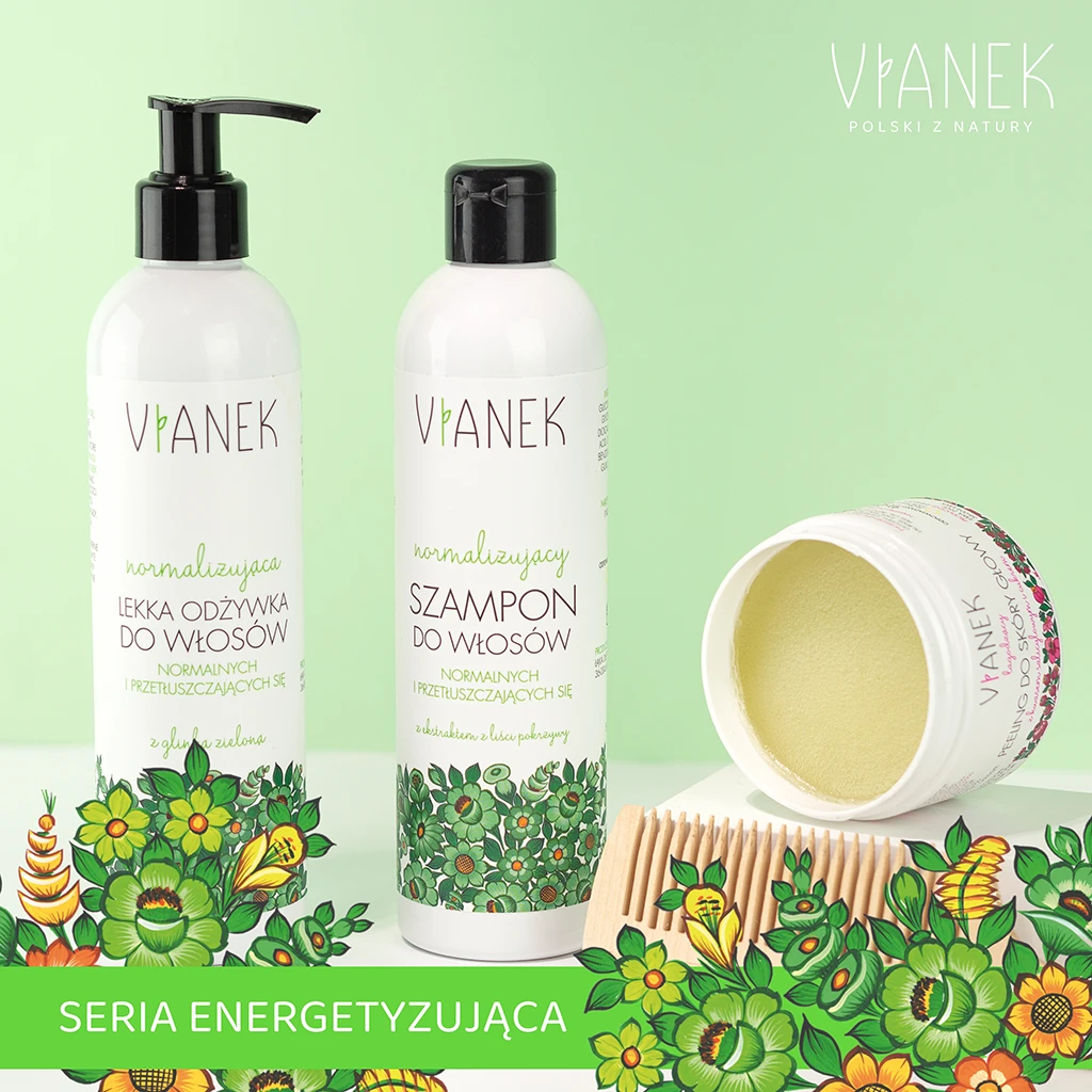 Vianek Shampoo Normalizzante ortica 300 ml capelli grassi