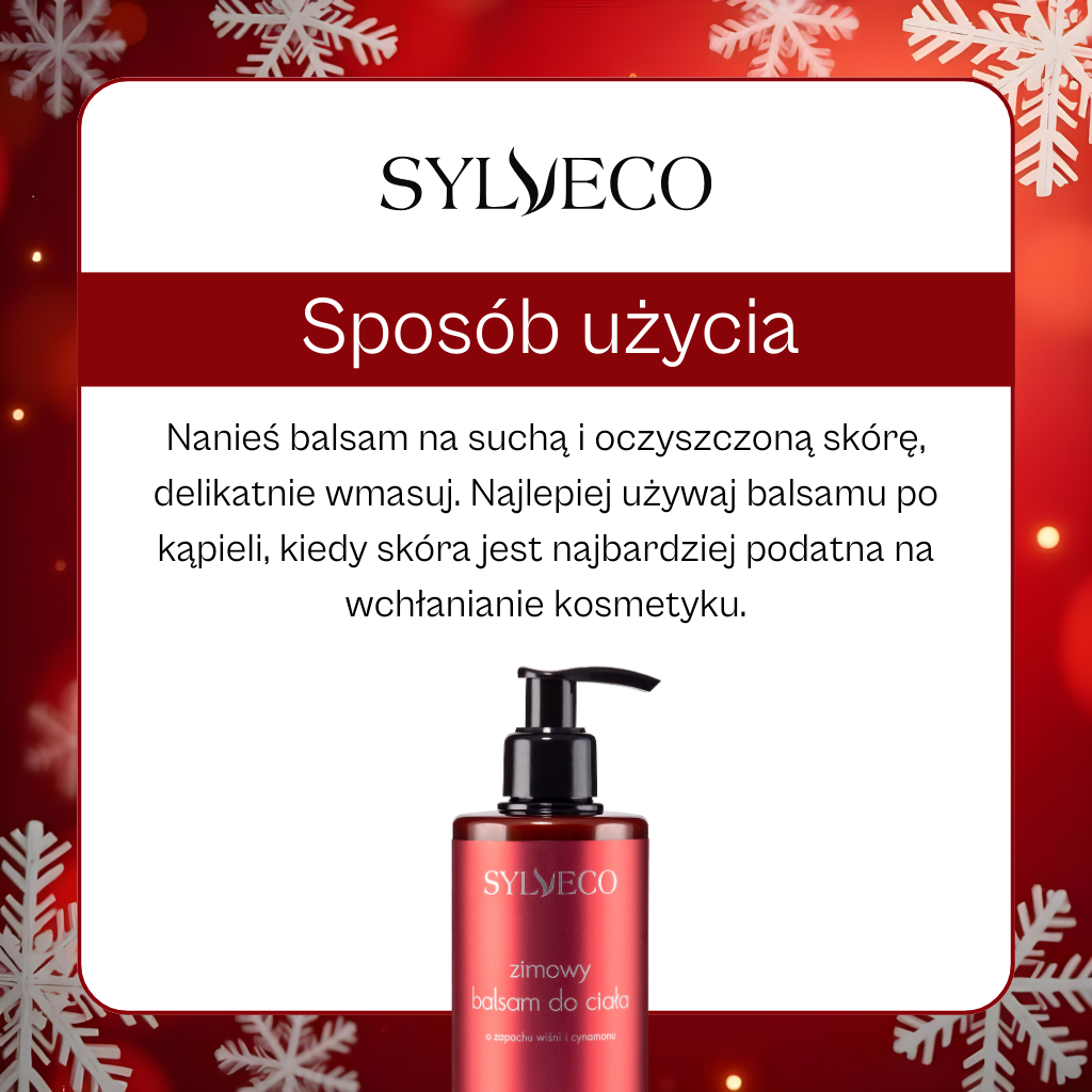 Sylveco Balsamo Corpo Invernale Ciliegia e Cannella