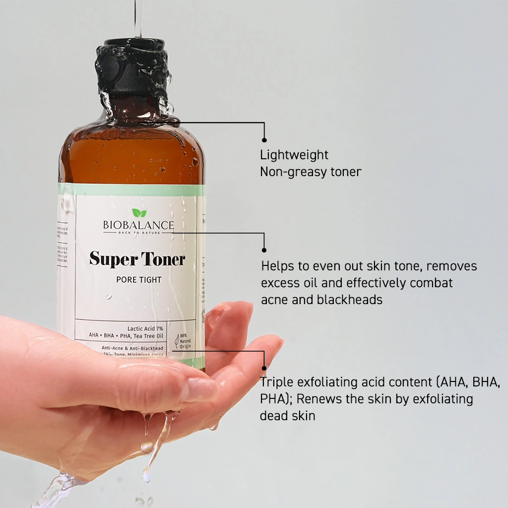 Biobalance Pore Tight Super Toner tonico viso 250 ml purificante