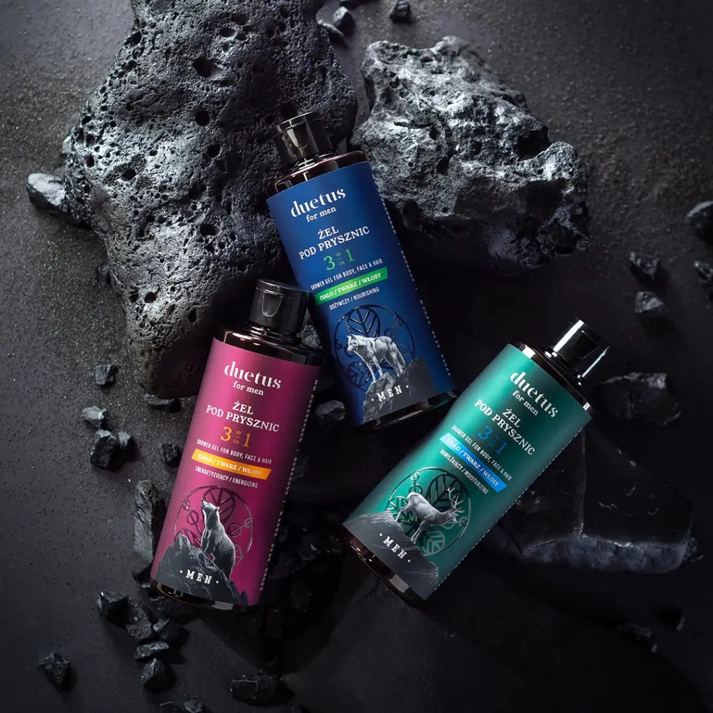 Vianek Duetus For Men set gel doccia 3in1 uomo 3 pezzi