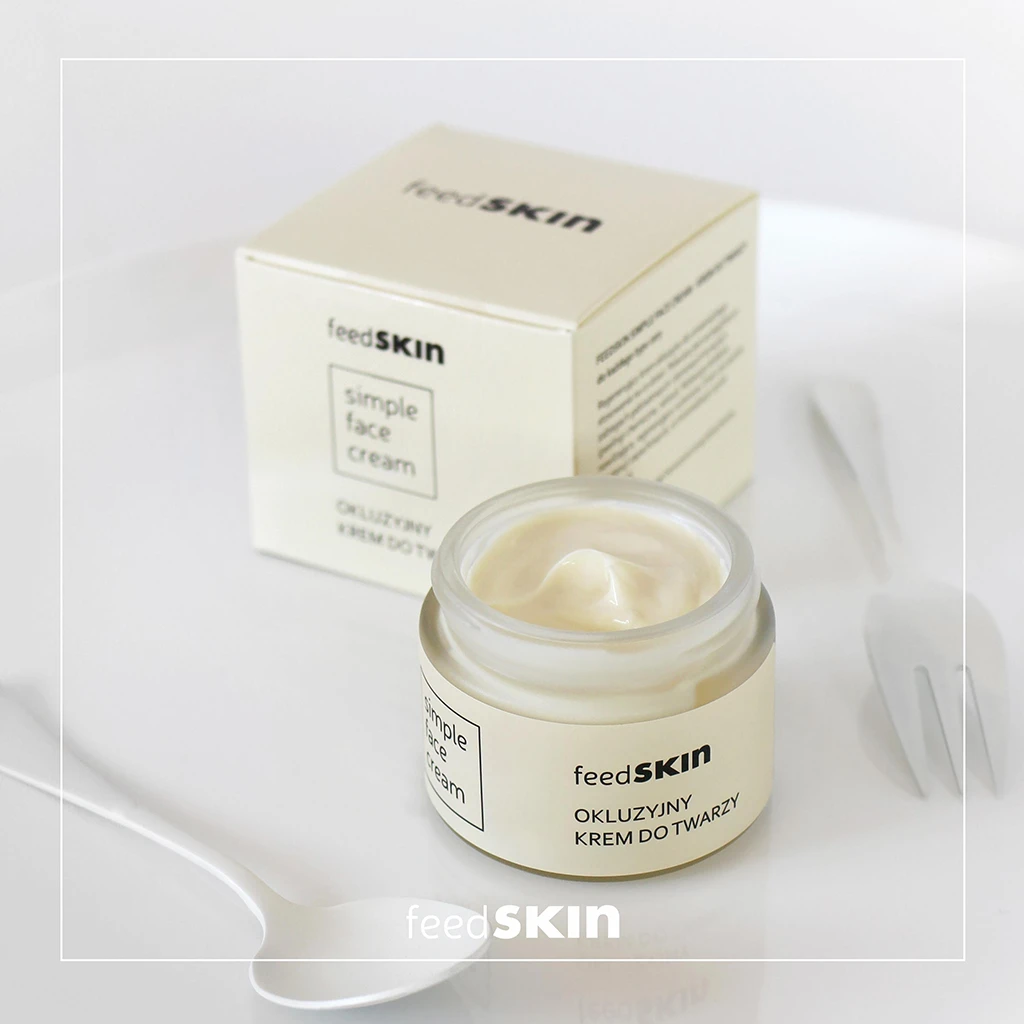 Feedskin Simple Face Cream Occlusiva Senza Profumo