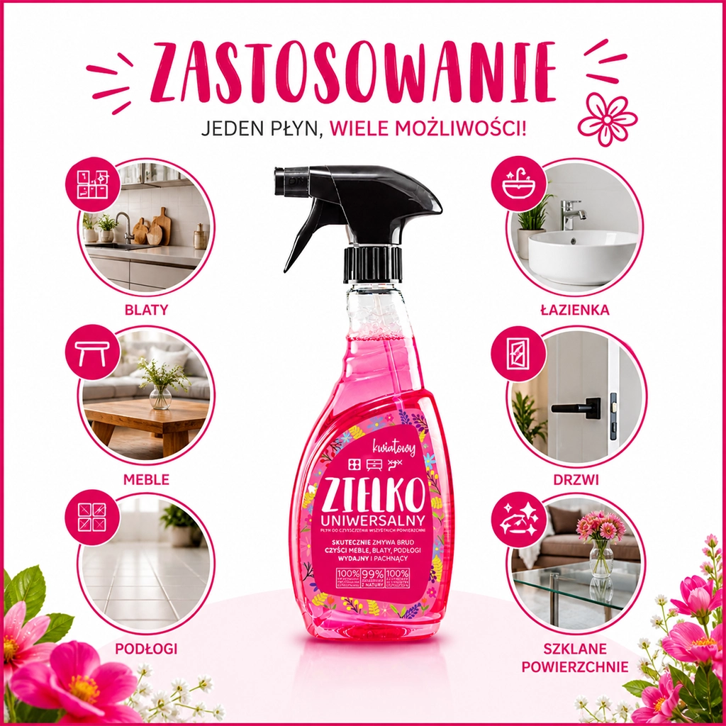 Zielko Detergente Universale Superfici Floreale delicato