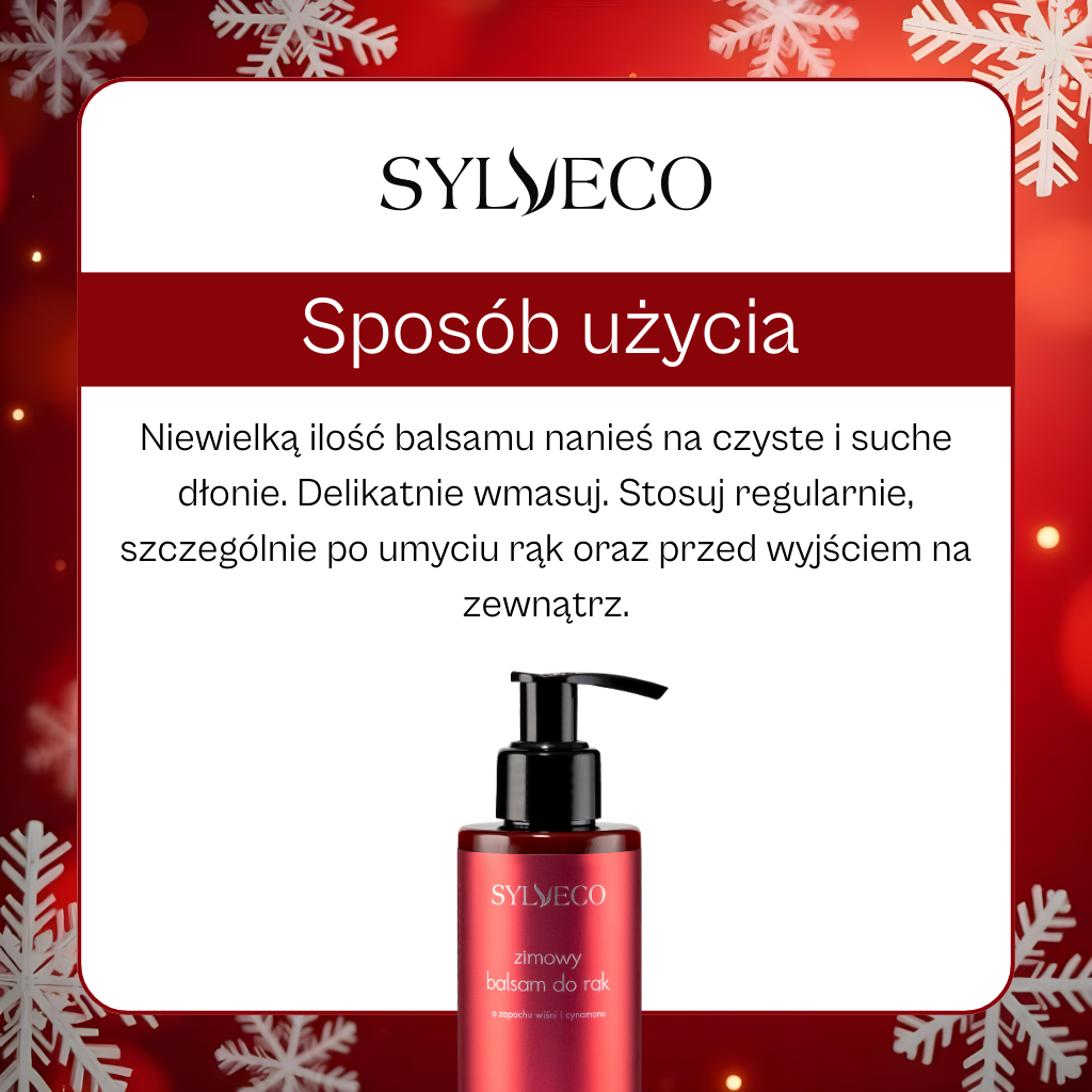 Sylveco balsamo mani invernale ciliegia e cannella