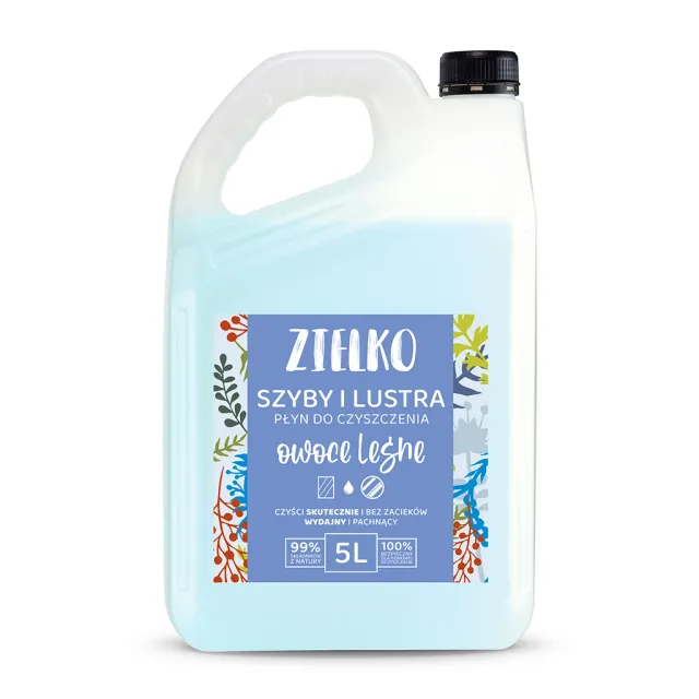 Zielko detergente vetri e specchi frutti di bosco 5l senza aloni