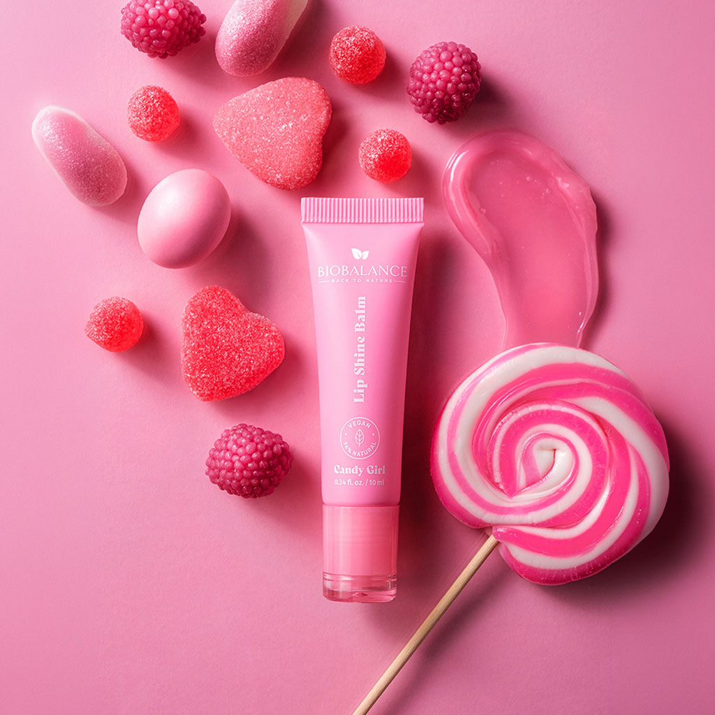 Biobalance Lip Shine Balm Candy Girl balsamo labbra 10 ml idratante