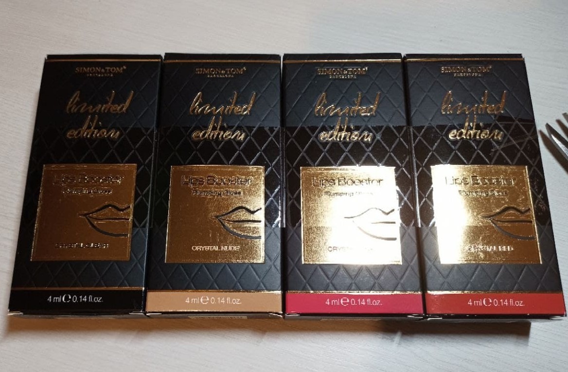 Simon & Tom Lips Booster Lucidalabbra Volume Set 4x4 ml