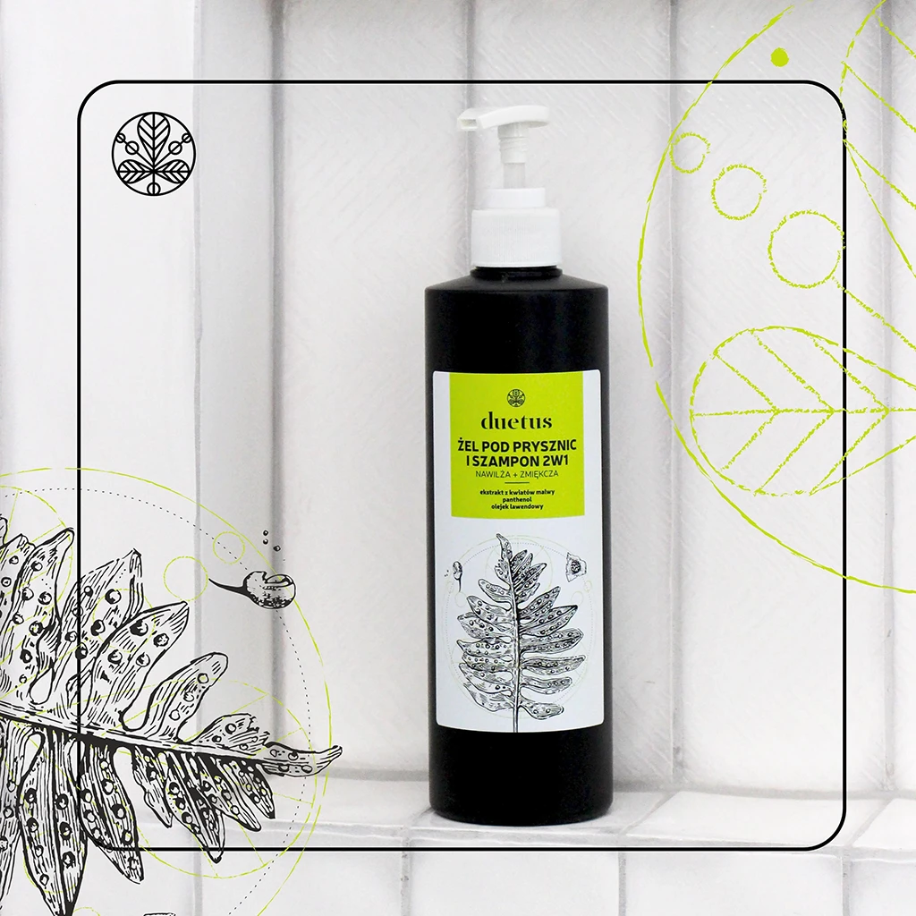 Vianek Duetus gel doccia e shampoo 2in1 pelli sensibili