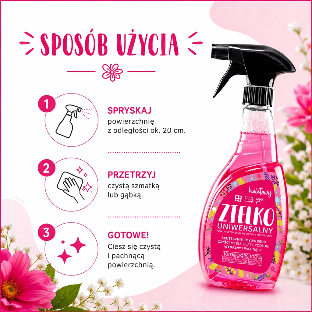 Zielko Detergente Universale Superfici Floreale delicato