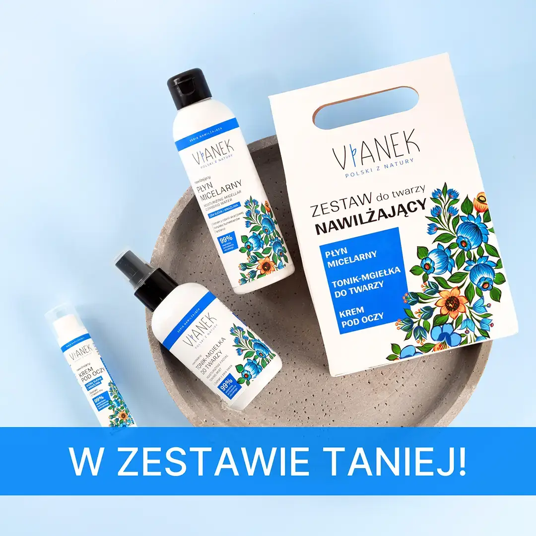 VIANEK Classico set viso idratante 3 pezzi borsetta