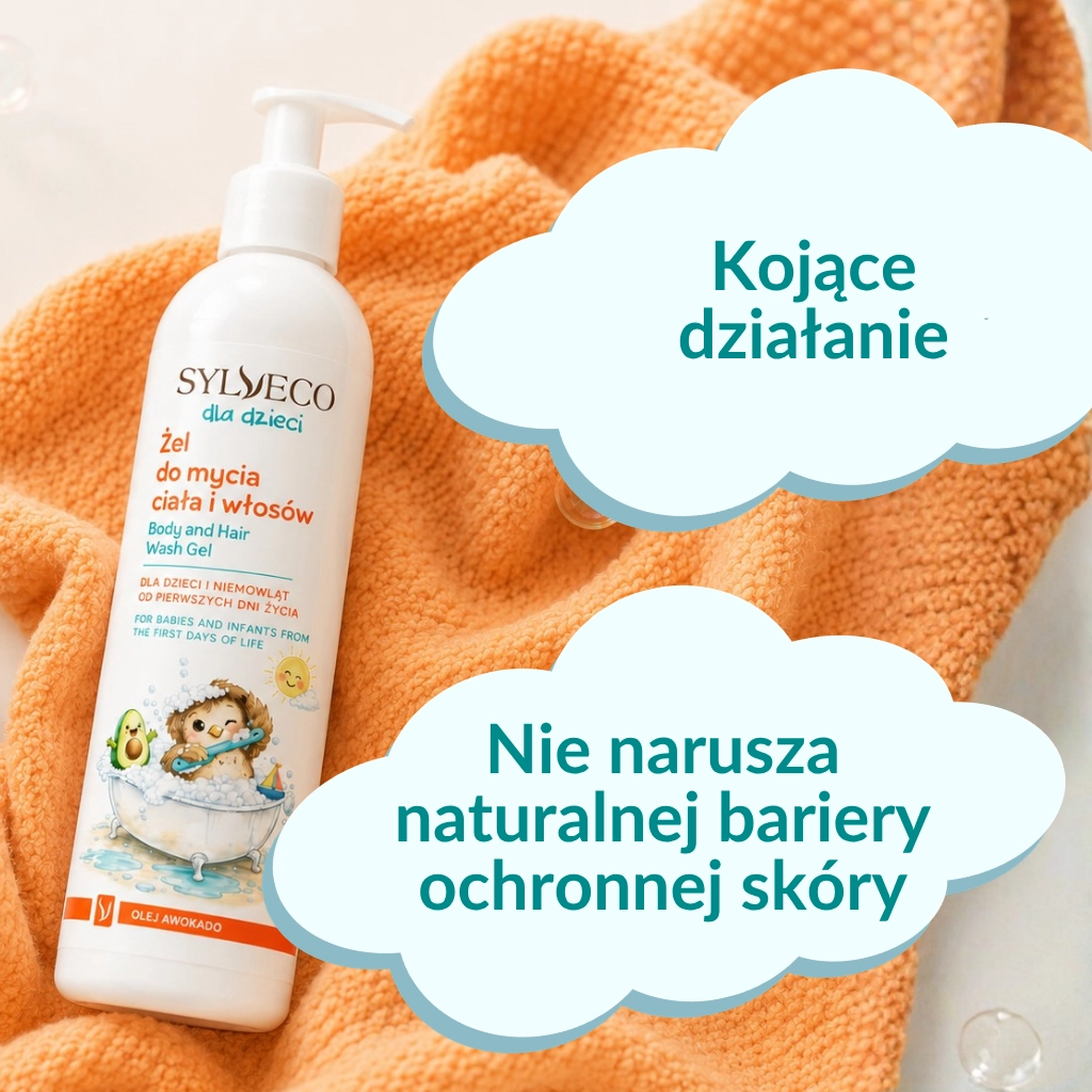 Sylveco Bambini gel corpo e capelli avocado delicato
