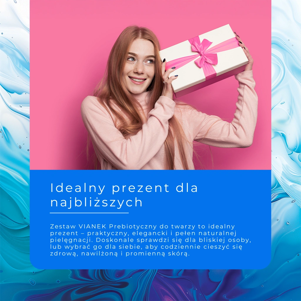 Vianek Prebiotico Set Viso Idratante 3 Pezzi Routine