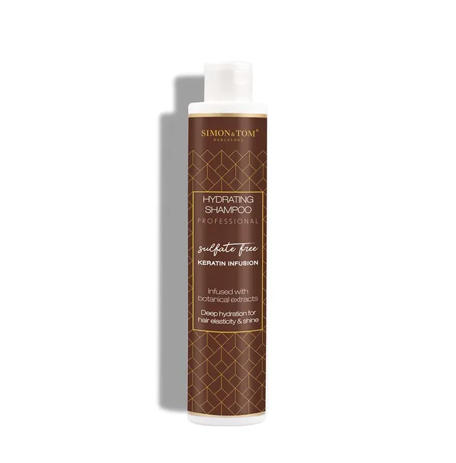 Simon & Tom Shampoo Idratante Cheratina 250 ml Senza Solfati