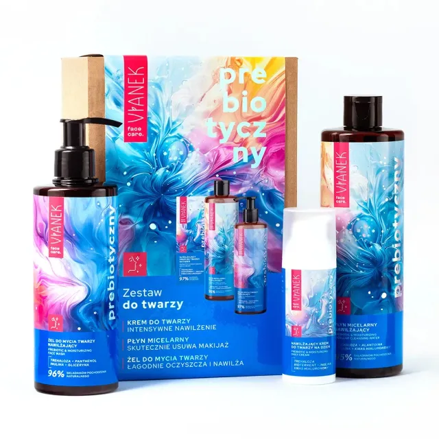 Vianek Prebiotico Set Viso Idratante 3 Pezzi Routine