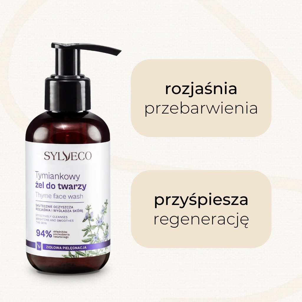 Sylveco Classico Timo Gel Detergente Viso 150 ml Pelle Grassa