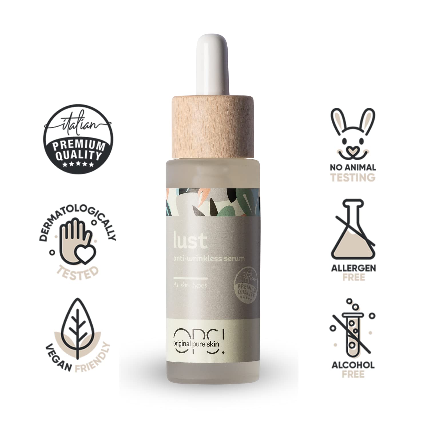 OPS! Lust siero viso antirughe ialuronico 30 ml occhi labbra