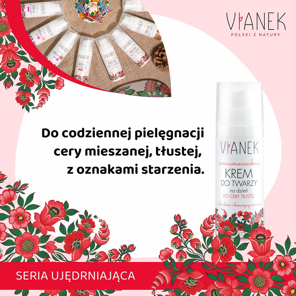 Vianek Classico Crema Viso Giorno Antirughe Pelle Grassa 50 ml