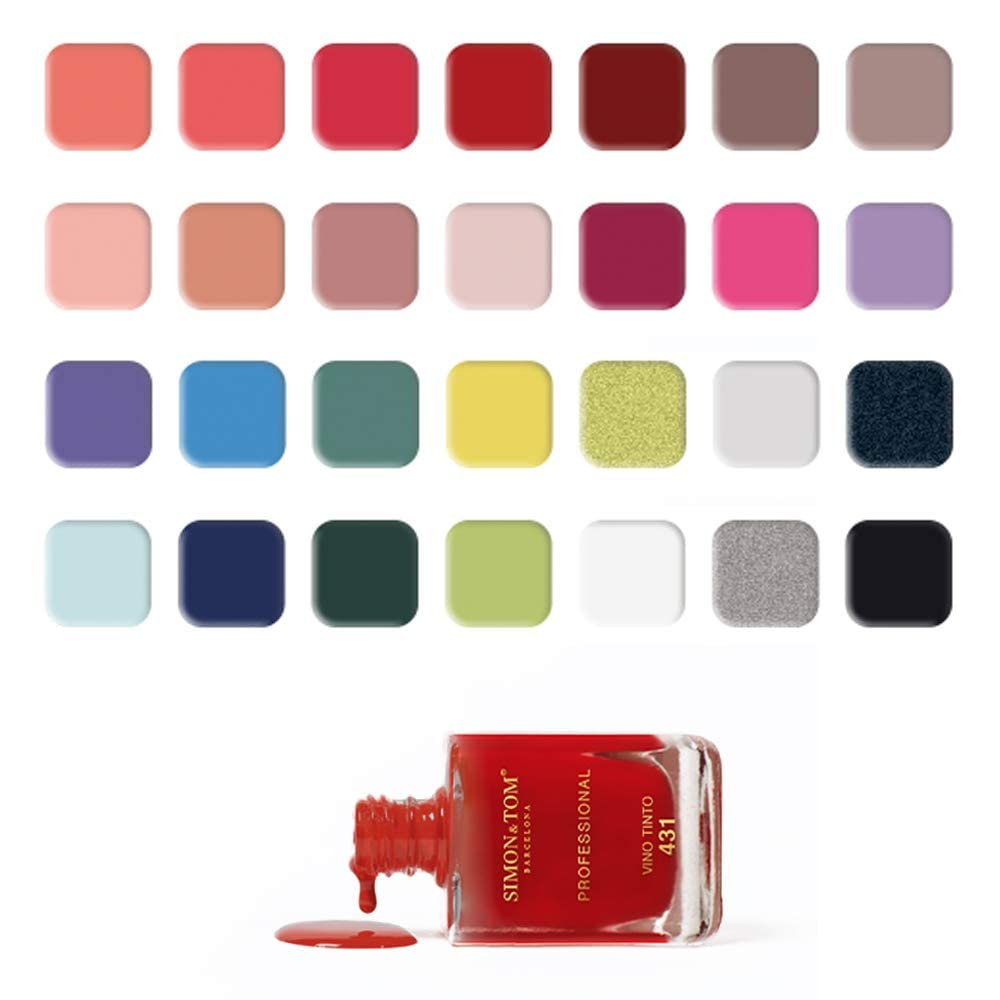 Simon & Tom Set 28 Smalti Unghie 12 ml colori assortiti