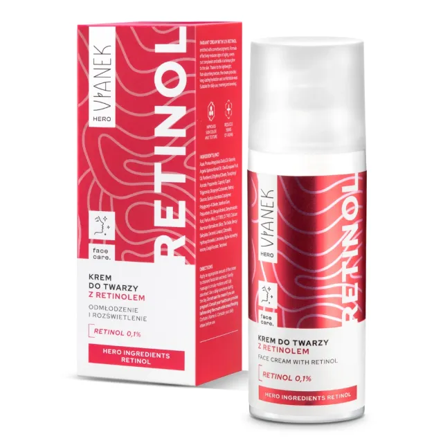 Vianek Hero crema viso retinolo 0,1% illuminante