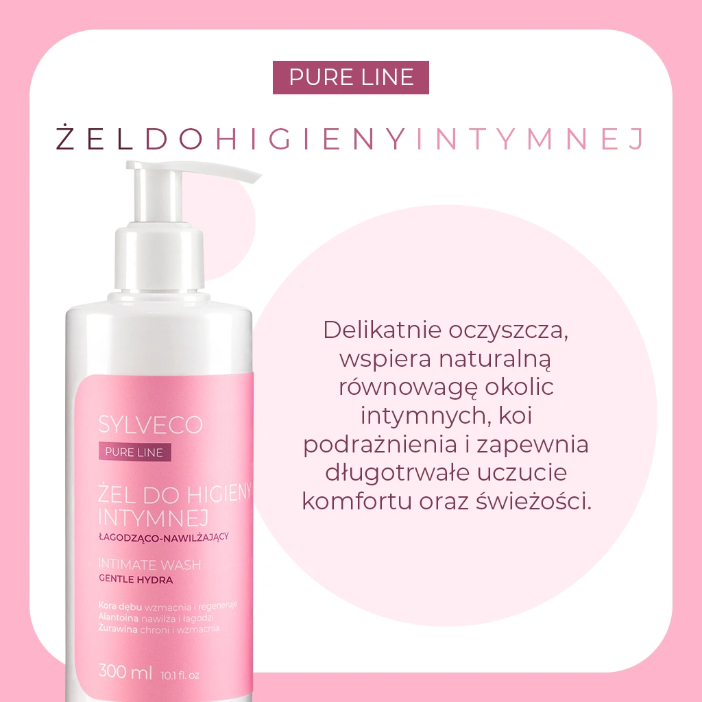 Sylveco Pure Line detergente intimo lenitivo idratante pH fisiologico