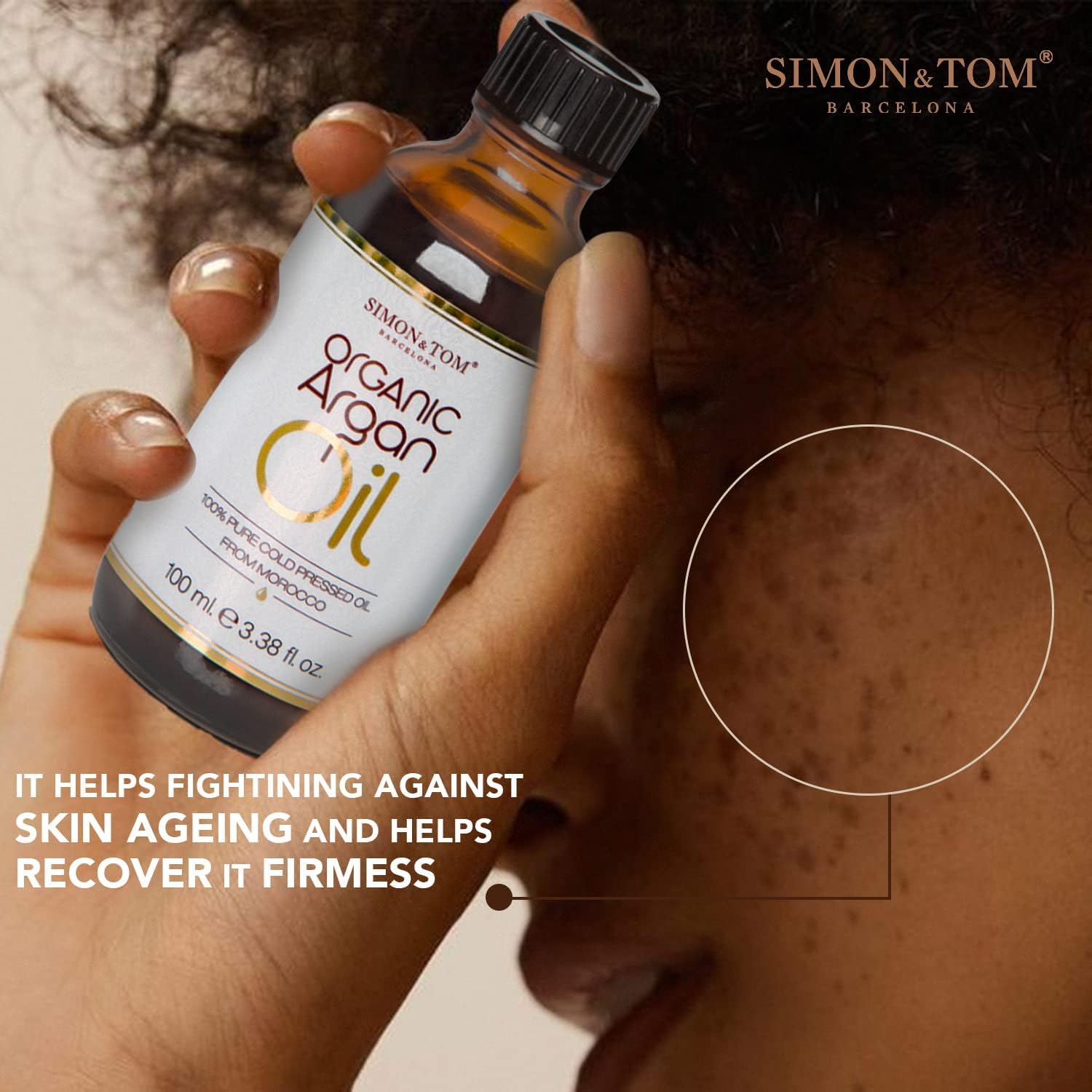 Simon & Tom Argan Oil Olio Puro 100ml Viso Capelli Corpo