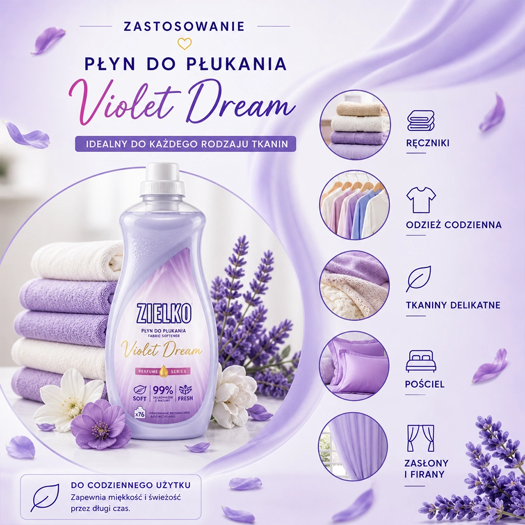 Zielko Violet Dream ammorbidente floreale legnoso