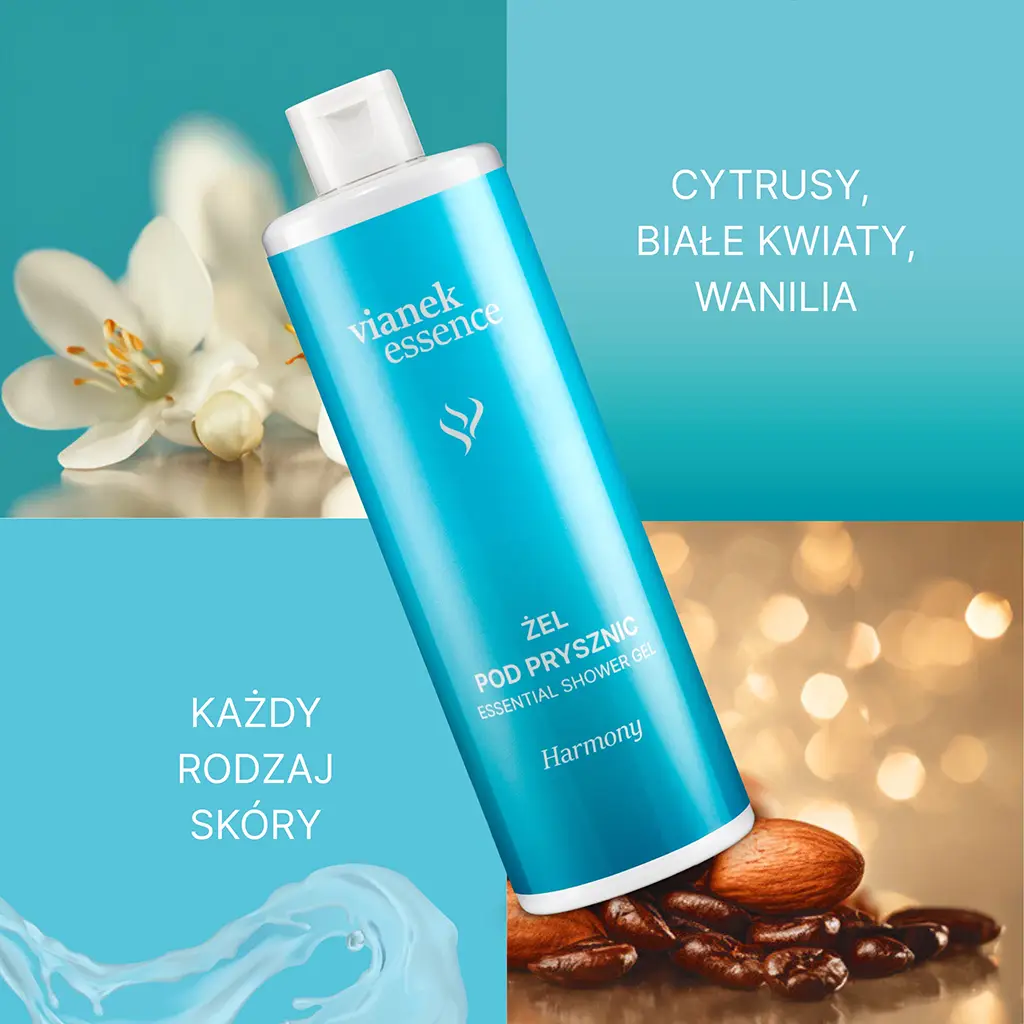 Vianek Essence Harmony Gel Doccia fiori vaniglia nutriente