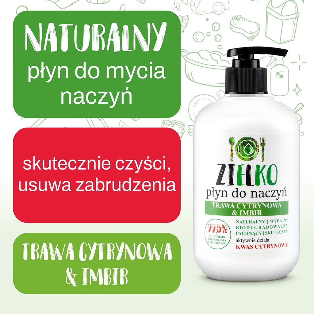 Vianek Zielko Detersivo Piatti Lemongrass e Zenzero