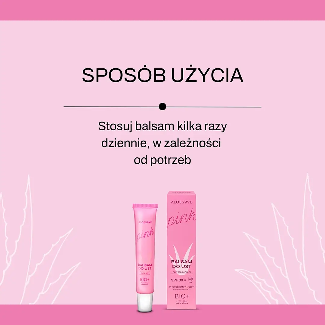 Aloesove Pink Balsamo Labbra SPF30 Mango