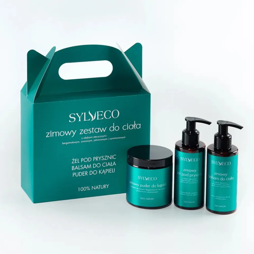 Sylveco Set Inverno corpo pino e cannella edizione limitata