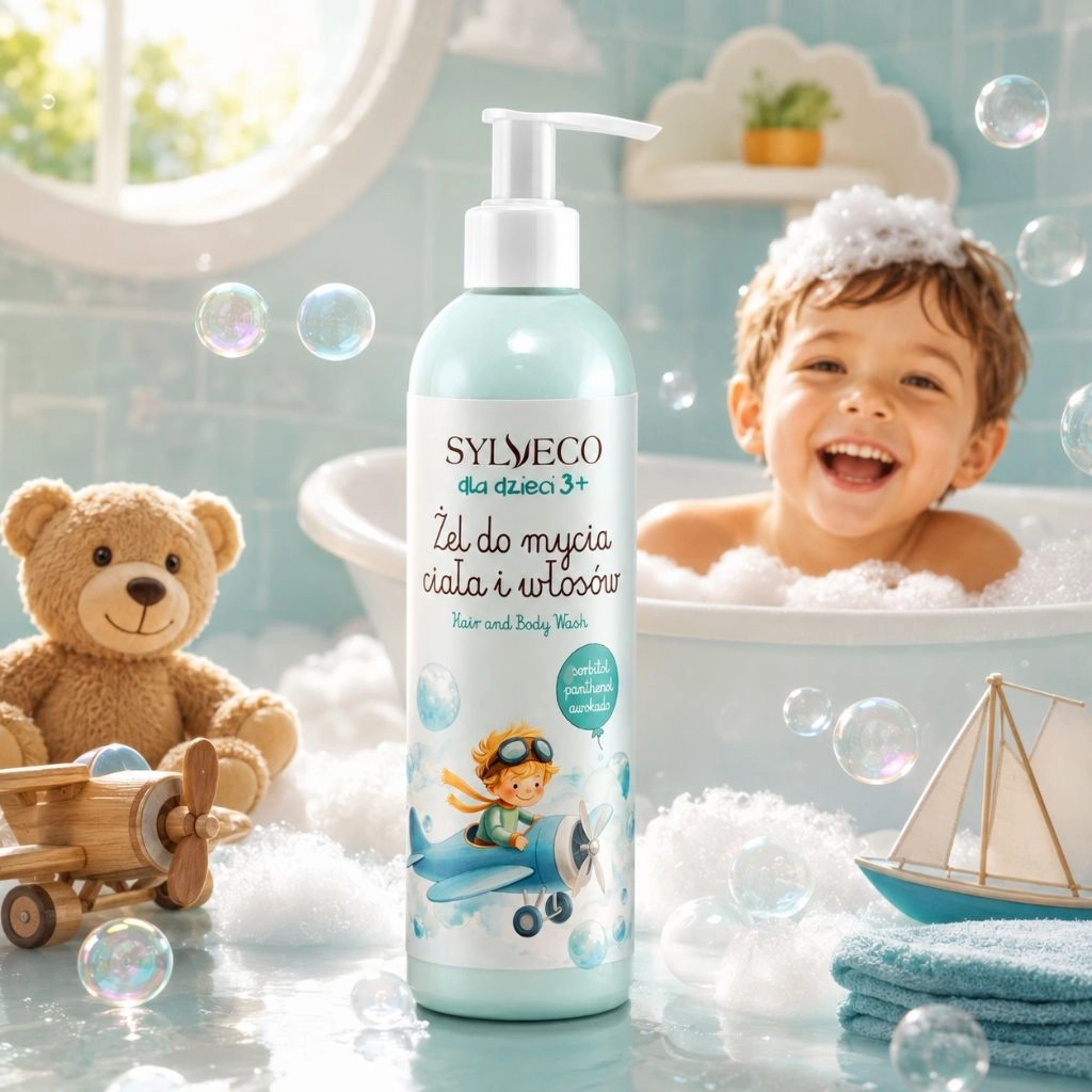 Sylveco Bambini 3+ gel corpo capelli gomma da masticare