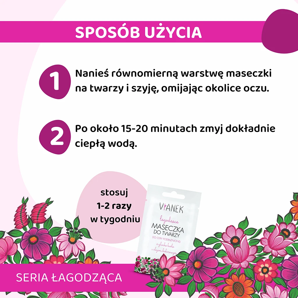Vianek Classico maschera viso lenitiva caolino pelli sensibili