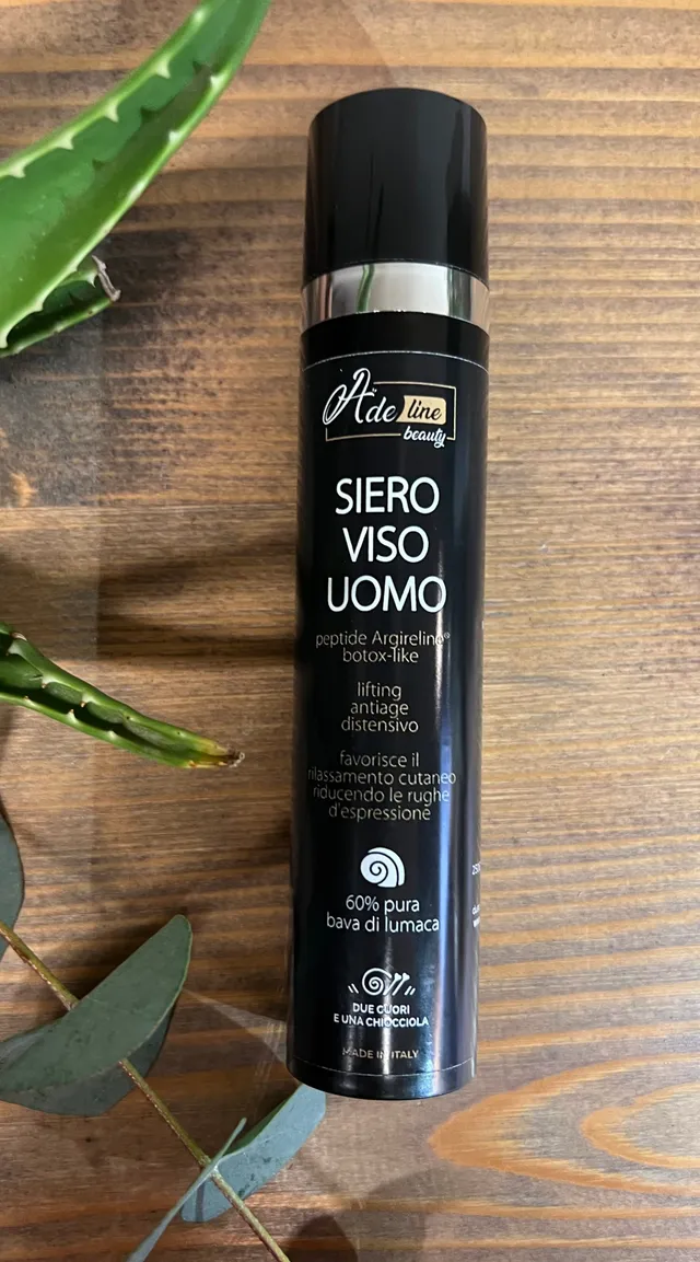Adeline Beauty Siero Viso Uomo 50 ml 60% bava di lumaca