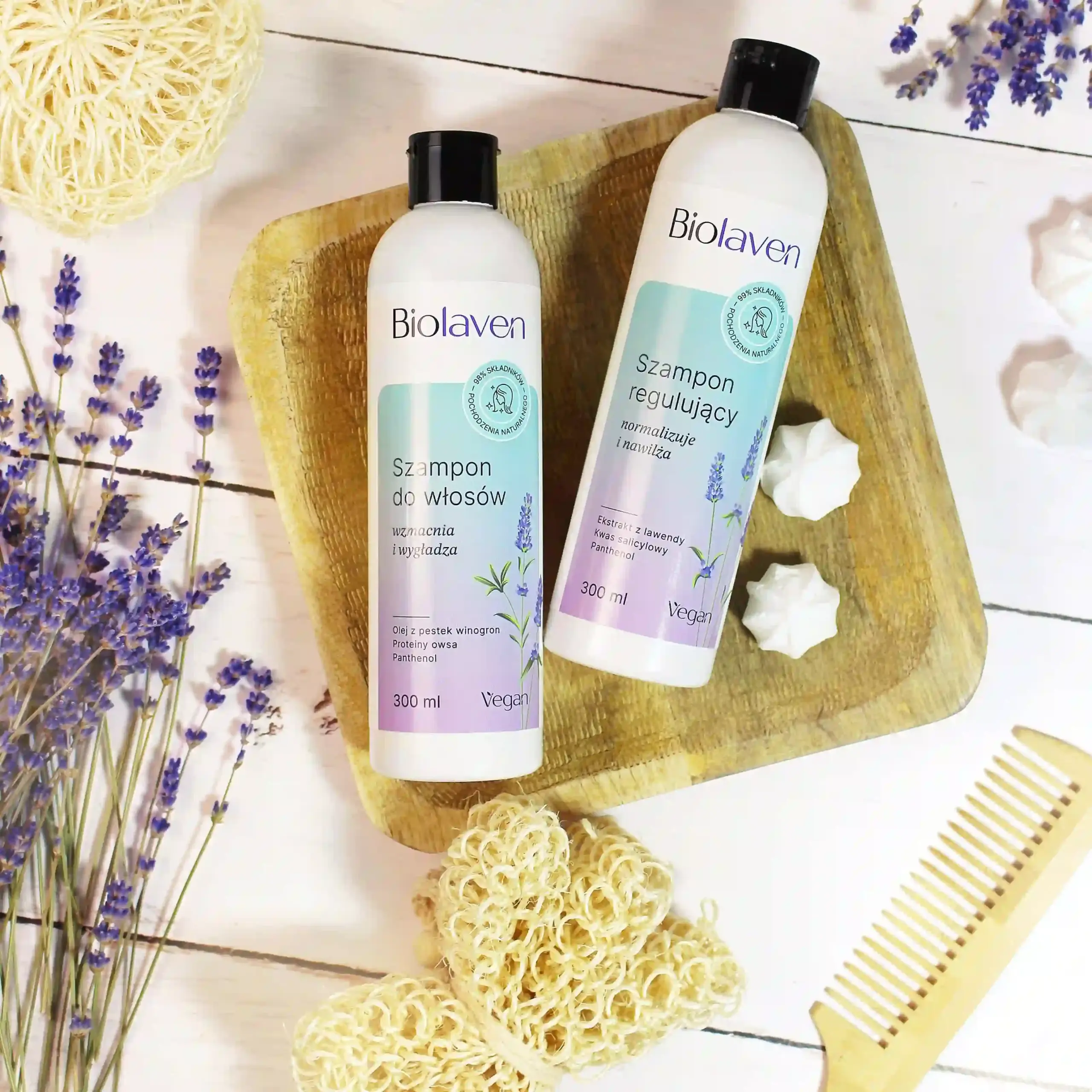 Biolaven shampoo regolatore lavanda 300 ml cute grassa