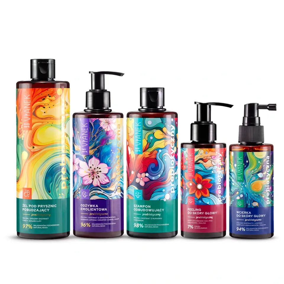Vianek Set Capelli e Corpo Prebiotico Stimolante 5pz