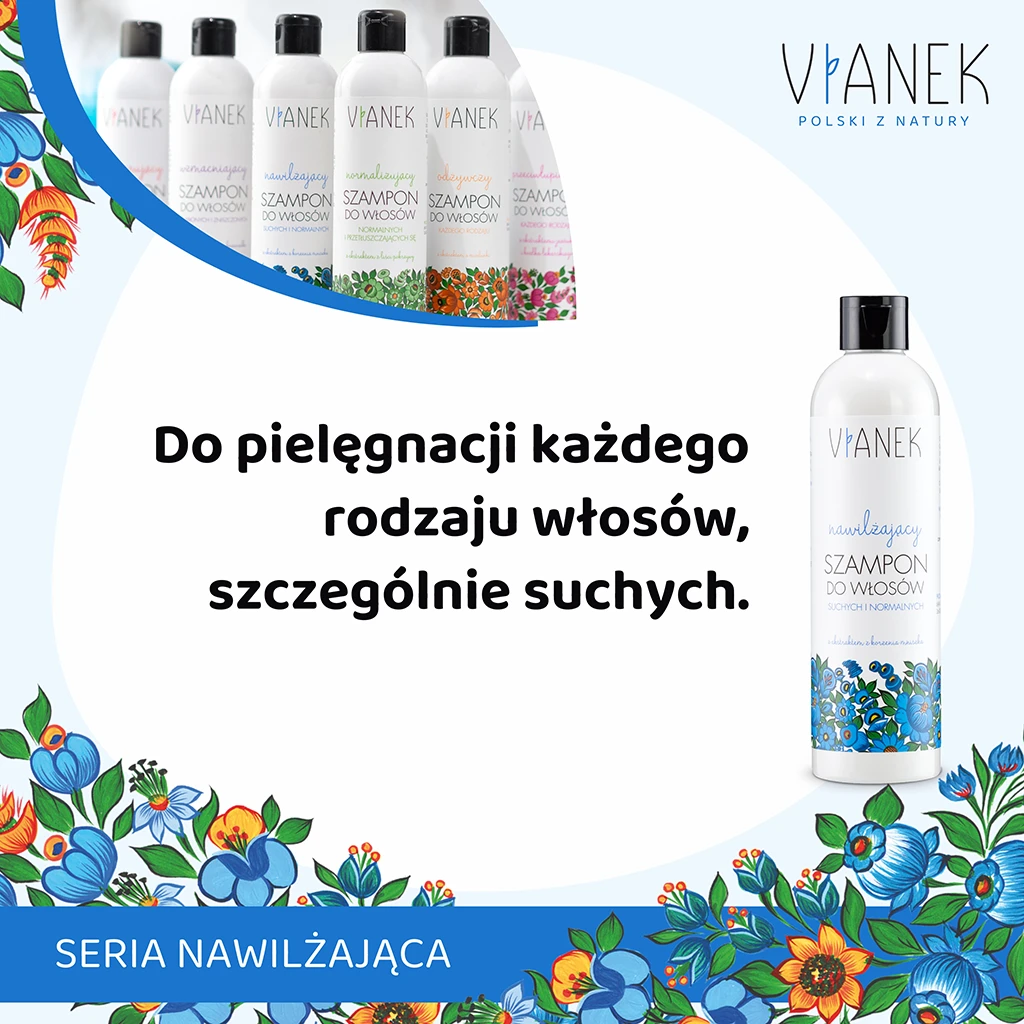 Vianek Classico Shampoo Idratante 300 ml Capelli Secchi