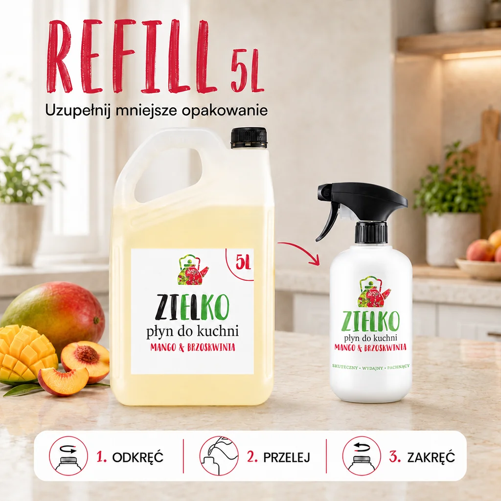 Zielko detergente cucina sgrassatore tanica 5 L ecologico
